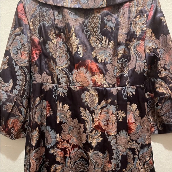 Nanette Lepore Violet Eyes Brocade Jacket Size 2 - Picture 9 of 10